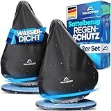 NEXTCOVER® Universal Sattelbezug Fahrrad 2er Set I 100% Wasserdicht I Regenschutz I Fahrradsattel...