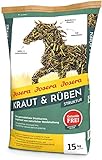 JOSERA Kraut & Rüben Struktur (1 x 15 kg) | Premium Pferdefutter | Getreidefreier Strukturmix |...